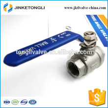 JKTL2B038 cast iron cf8m 1000wog 2 piece high pressure spring ball valve